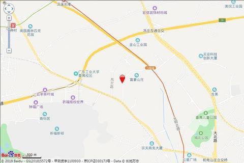 中国铁建花语岭南位置交通图